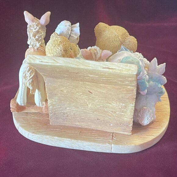 CHERISHED TEDDIES Christopher #950483 Bear with Toy Chest FIGURINE 1991  1164HT - Picture 4 of 14